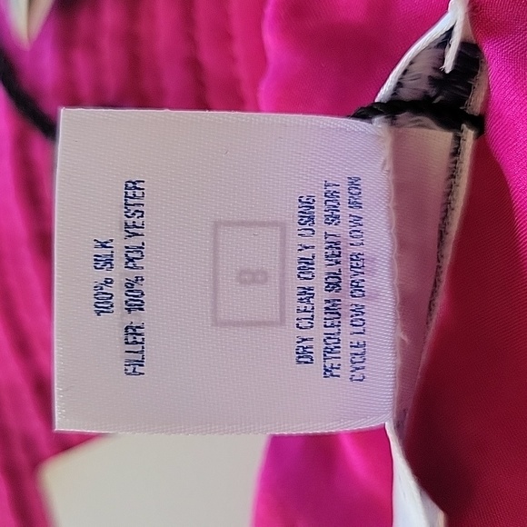 Fuschia Quilted Silk Dress - Picture 12 of 12